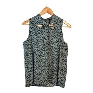 Amour Vert Silk Rosie Top in Sophia NWT